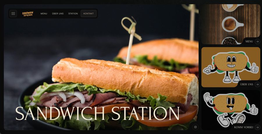 Sandwich Station Website